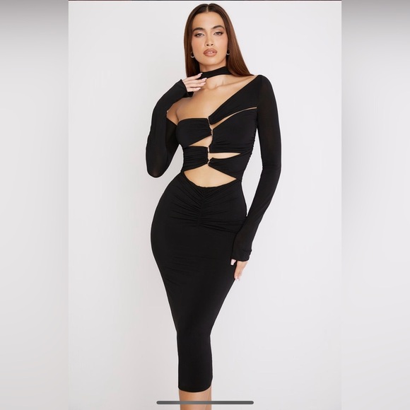 House of CB Aline Black Dress - Picture 5 of 13